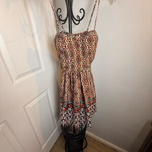 American Rag Brown Tan Sleeveless Sundress